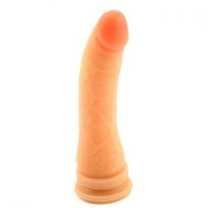 Consolador Macizo Ventosa Bananin Real Ciberskyn 20x4