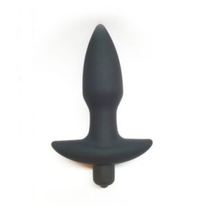 Plug Anal Dilatador Conito con Base Tope - 12 x 3 cm -