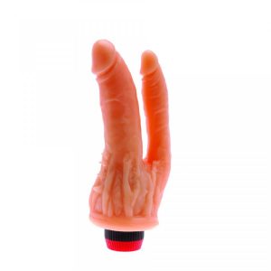Vibrador Consolador Doble Penetracion - VIBE DOBLE GOURMET PIEL