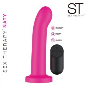 Vibrador Unisex con Control Remoto y Recargable USB Naty