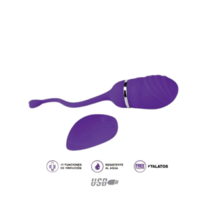 Bala Vibrador con Control Remoto Purple Lyla 1