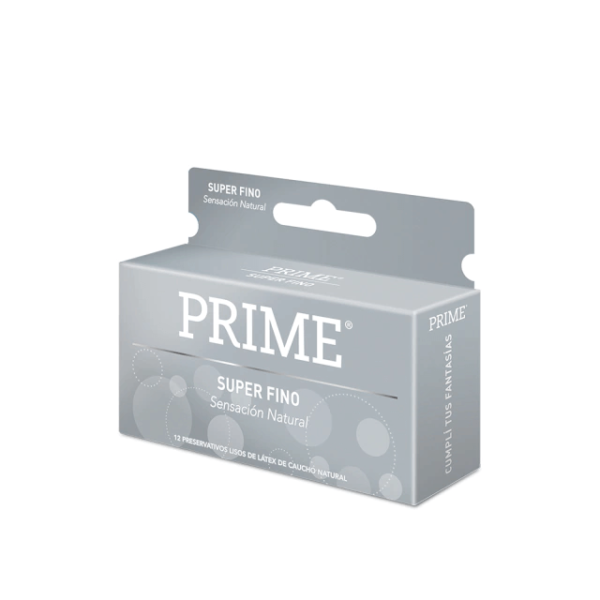 Preservativos PRIME SUPER FINO caja x 12 unid - Image 2
