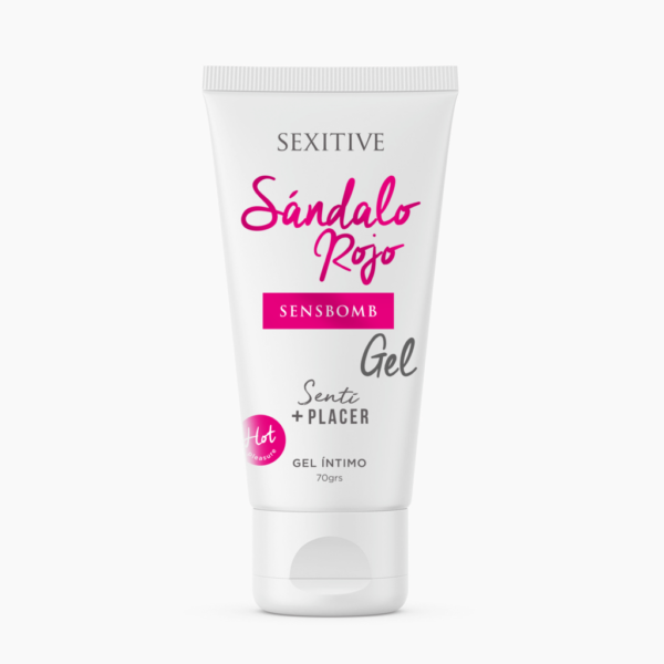 Gel Lubricante Intimo Intensificante Efecto Calor - Sens Bomba SANDALO ROJO 70gr