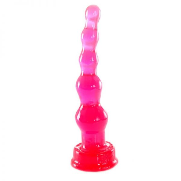 Dilatador Anal Inexpulsable Mediano Rojo 14 cm x 2,5 Ø