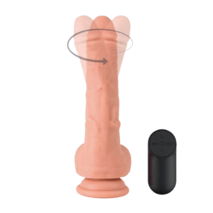 Vibrating 2 Consolador VIBRADOR y ROTADOR a control remoto 21x6cm Ø