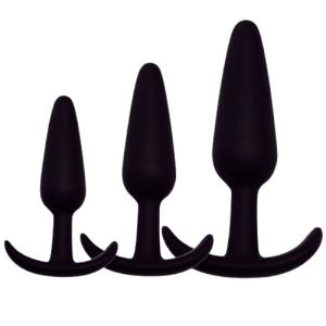 Kit plugs dilatadores anales - black