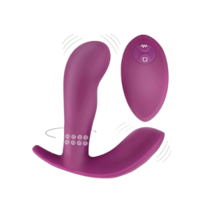 Estimulador Anal Prostatico con Vibración - ROTADOR y control remoto