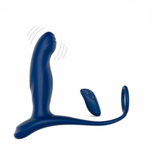 Vibrador Estimulador Prostático con Anillo Peneano - Jimy Pro
