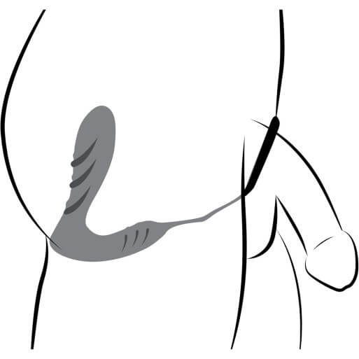 Vibrador Estimulador Prostático con Anillo Peneano - Jimy Pro - Imagen 2