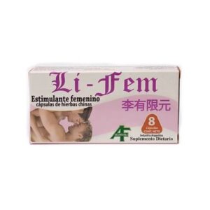 Li Fem - Vigorizante potenciador sexual femenino x 4 capsulas
