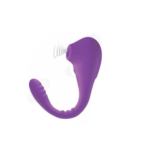 Estimulador Vibrador Flexible con Succionador de clítoris - Ana 9