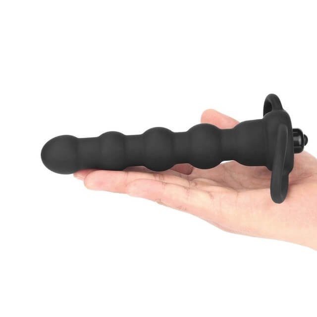 Dildo Escalonado con anillo peneano para hacer doble penetración - Imagen 4