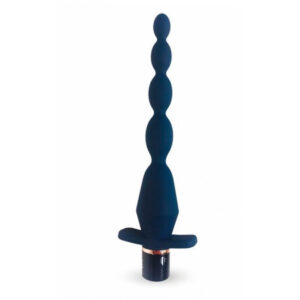 Estimulador Dilatador Anal Vibrador Recargable por USB Inexpulsable blue 2