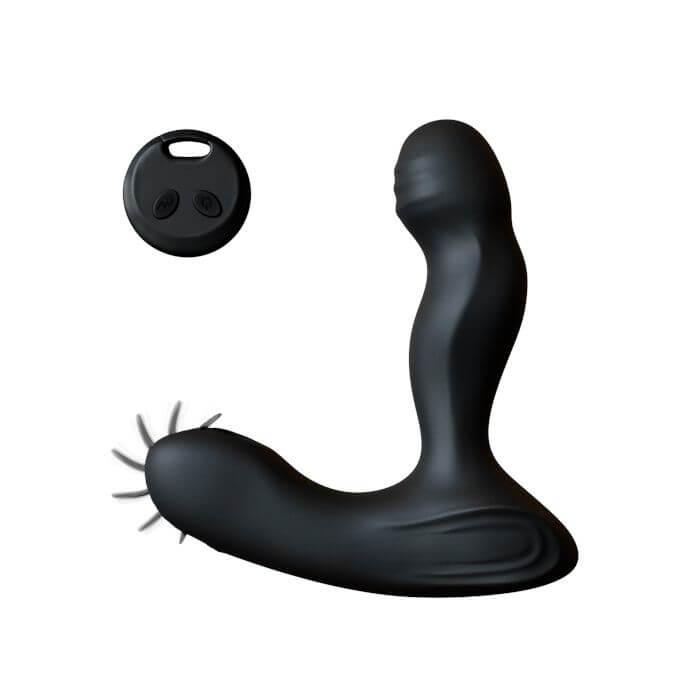 Estimulador Prostatico con Vibración + Lenguas Rotadoras + Control Remoto - Imagen 2
