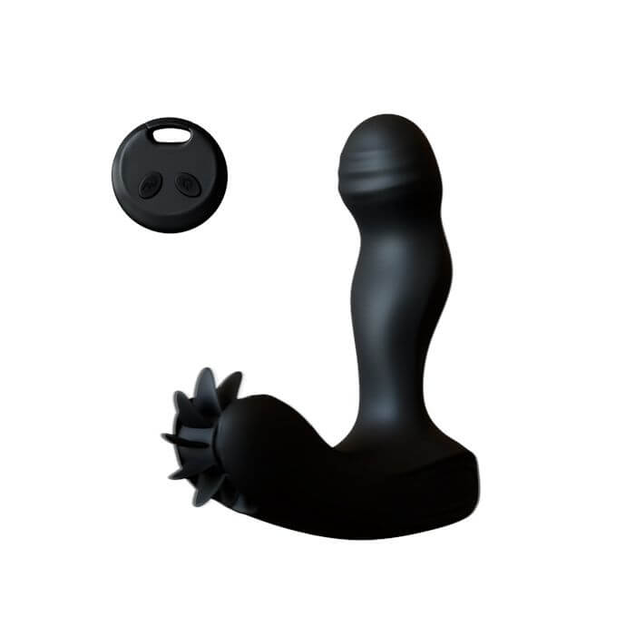 Estimulador Prostatico con Vibración + Lenguas Rotadoras + Control Remoto - Imagen 3