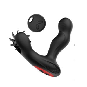 Estimulador Prostatico con Vibración + Lenguas Rotadoras + Control Remoto