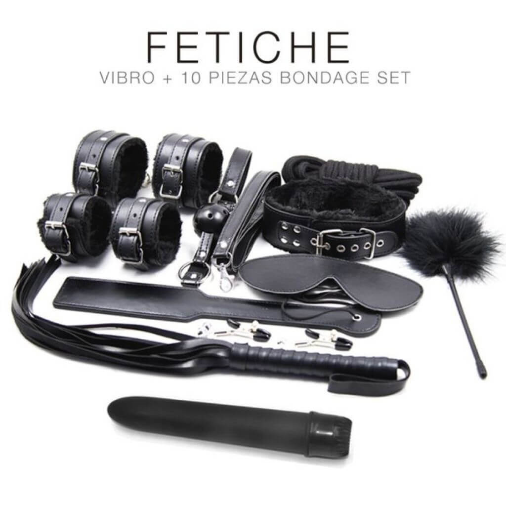 Kit Sado Fetiche de 10 piezas bondage + Vibrador de Regalo 🎁 - Image 2