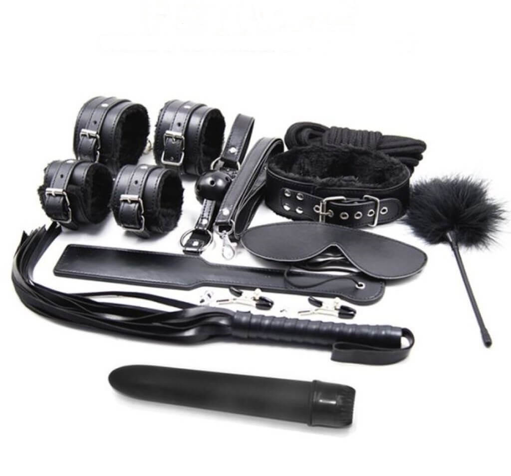 Kit Sado Fetiche de 10 piezas bondage + Vibrador de Regalo 🎁