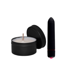 Kit 2 - Vibrador mas Vela Aromatica Afrodisiaca