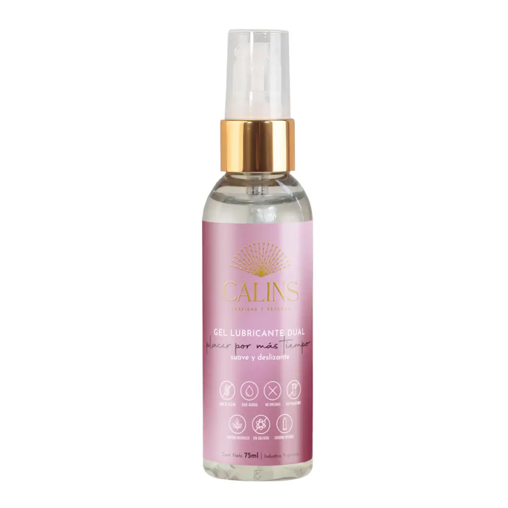 Gel Lubricante Anal de Acción Dual: Desensibilizante y Retardante - 75ml Calins