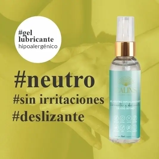 Gel Lubricante Neutro e Hipoalergénico - 75ml - Calins - Imagen 4