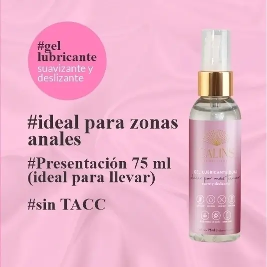 Gel Lubricante Anal de Acción Dual: Desensibilizante y Retardante - 75ml Calins - Imagen 3