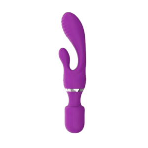 3 en 1 - Vibrador estimulador punto G - clítoris y Masajeador Corporal y genital - Paola