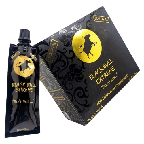 Black Bull Extreme Energizante Natural Y Potenciador Sexual Masculino 1 Sachet De 20gr 