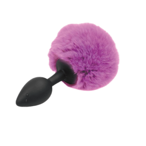 Plug Dilatador Anal de Silicona 6.5x2.5 cm - Colita Conejo