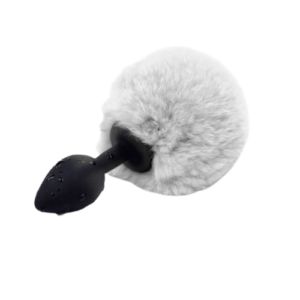 Plug Dilatador Anal de Silicona 6.5x2.5 cm - colita conejo