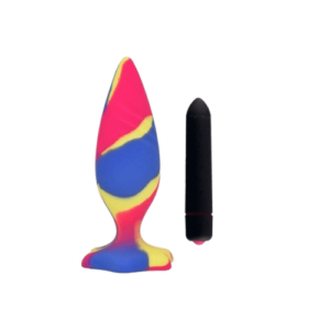 Kit Plug Conito Dilatador 12.9 x 4.6 Ø cm + Bullet vibradora