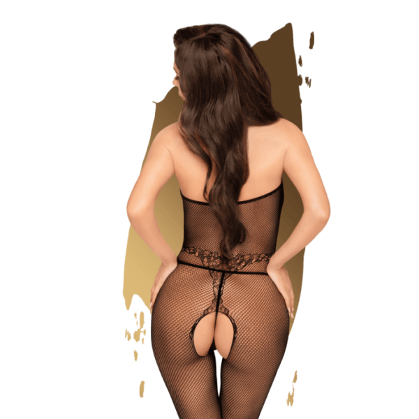 Catsuit Erotico Elastizado con Abertura - Bodystocking Firts Lady Black PENTHOUSE - Image 2