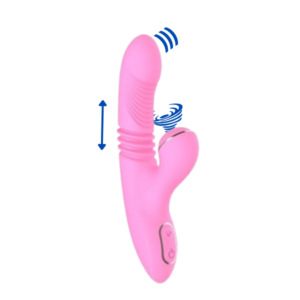 Vibrador Doble Estimulación: Bombeo de Penetración automática y Succión Externa - Luxury 4