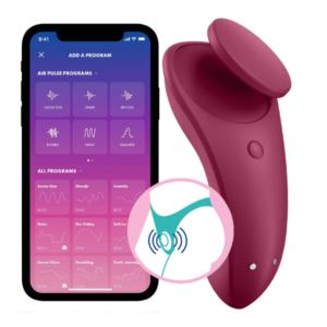 Vibrador para Lencería con control desde el celular - Satisfyer Sexy Secret Connect App
