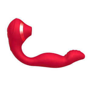 3 en 1:  Succión - Vibración y Función Dedeo - Red Passion Seven Flexible