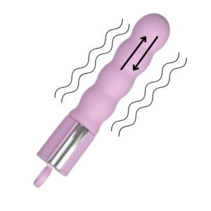 Vibrador Portable Acanalado y con función de Penetración Automática