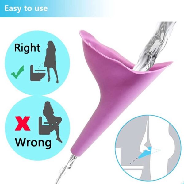 Urinal Femenino - Silicona Flexible - Image 4