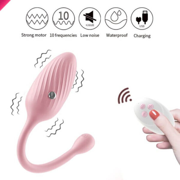 Huevito Bullet Vibrador a control Remoto - Recargable - Lyla 6 - Image 3