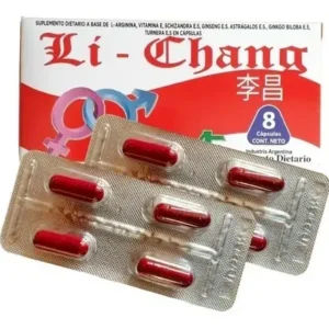 Li-Chang - Vigorizante Sexual Masculino - caja x 8 capsulas