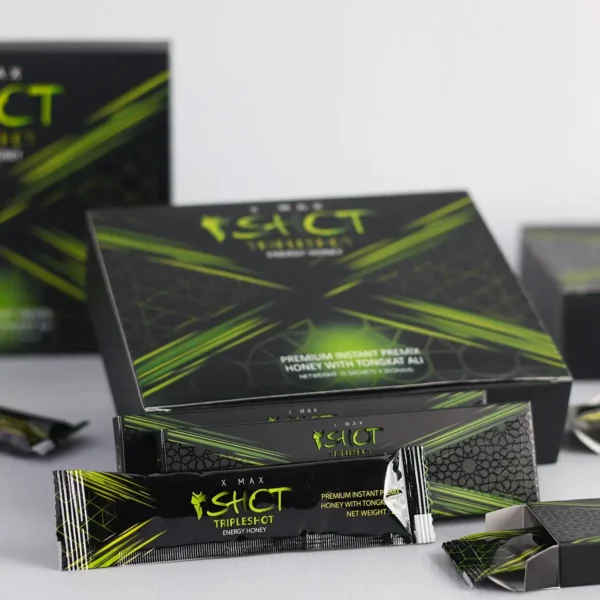 Vigorizante XMAX TRIPLESHOT - x 5 Sachets Grandes de 20gr - Image 2