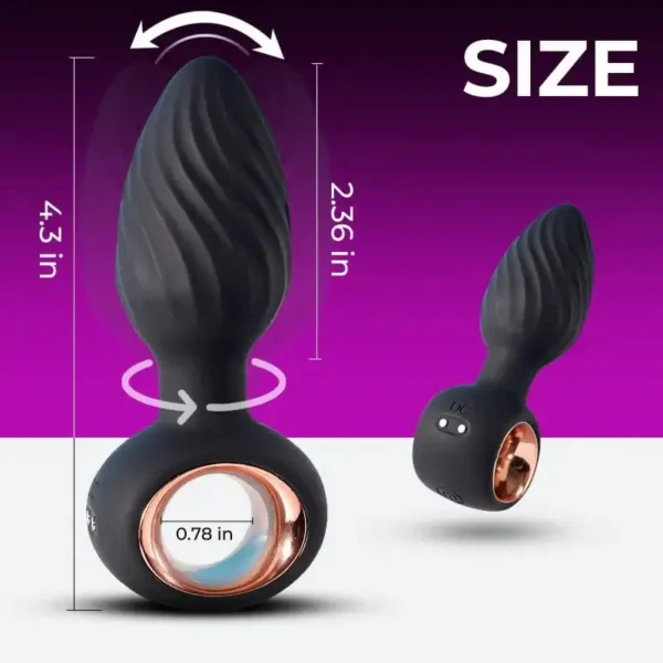 Tapón Anal con Rotación de 360° - Estimula y Dilata - Image 13