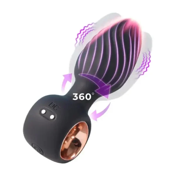 Tapón Anal con Rotación de 360° - Estimula y Dilata