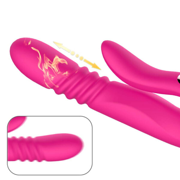Vibrador de Doble Estimulación con Función extra de Penetración Automática - Deluxe Thrusting - Image 3