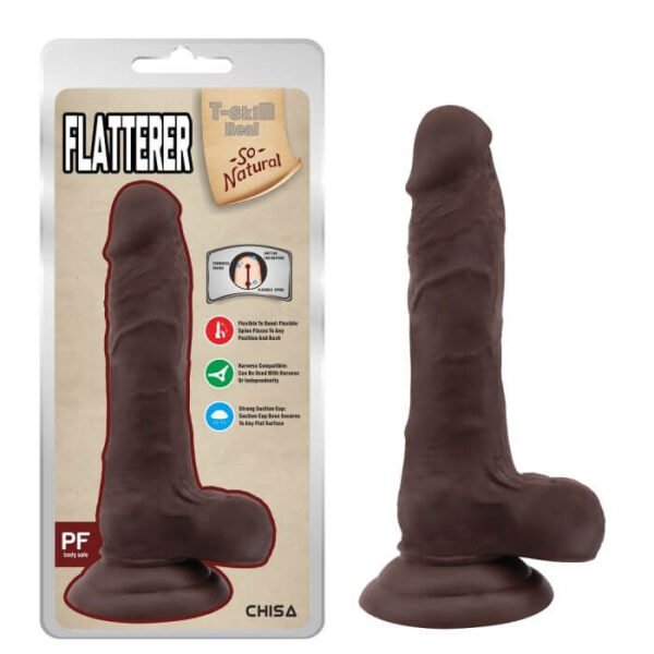 Dildo Realista de 18,6 x 3,8 cm Φ - con ventosa en base - Brazilian - Image 3