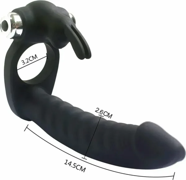 Anillo con Dildo para hacer doble penetración simultánea - Image 2