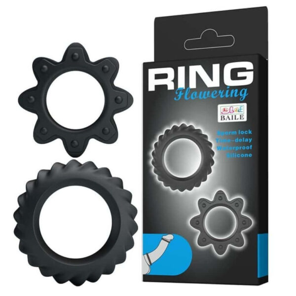 Anillos Peneanos de silicona elástica - Erector y Retardante - Kit x 2