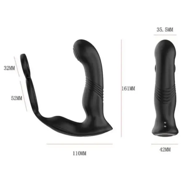 Estimulador Prostático Vibrador con función de Penetración y Tapping - Image 5