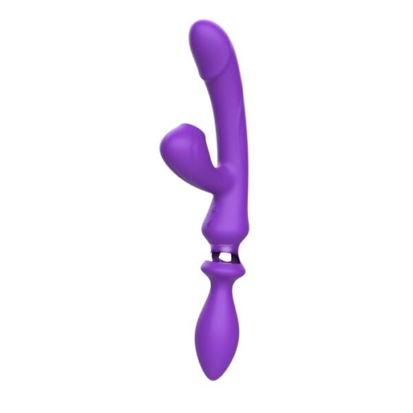 Multifunción Luxury 3 en 1 : Vibrador - Succionador - Plug Dilatador - Image 2