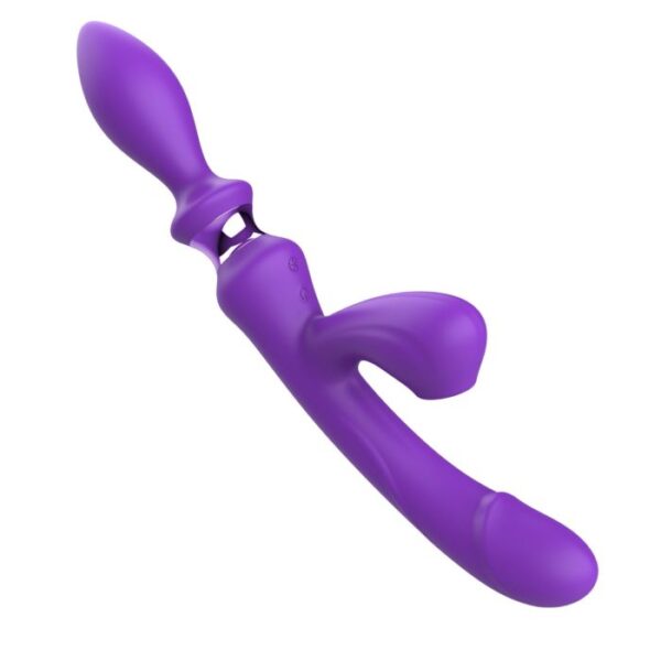 Multifunción Luxury 3 en 1 : Vibrador - Succionador - Plug Dilatador - Image 4