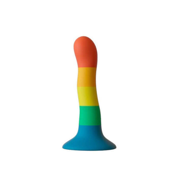 Dildo Ondulado de 17.5x4cm - Con balita vibrador de regalo 🎁 - Pride 3 - Image 4
